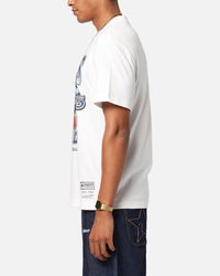 Mitchell & Ness Carlton Blues Mascot T-Shirt Vintage White