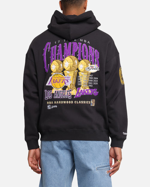 Mitchell & Ness Los Angeles Lakers National Champions Hoodie Faded Black