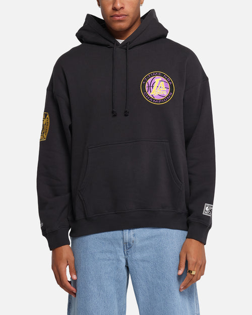 Mitchell & Ness Los Angeles Lakers National Champions Hoodie Faded Black