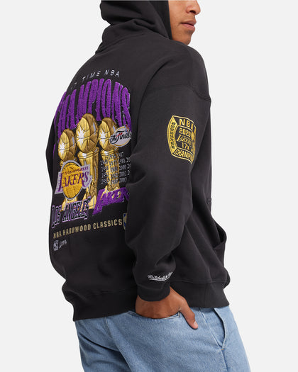 Mitchell & Ness Los Angeles Lakers National Champions Hoodie Faded Black