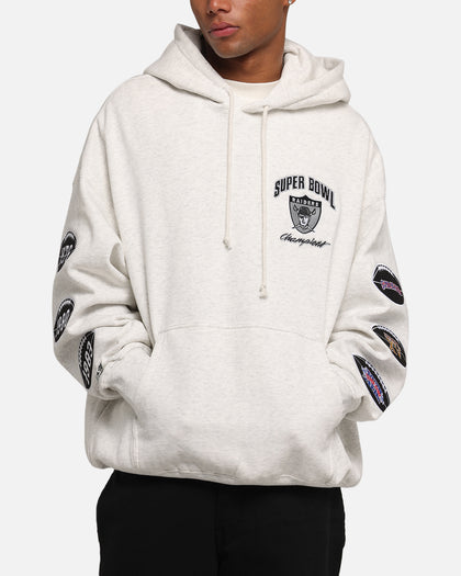 Mitchell & Ness Las Vegas Raiders National Champions Hoodie Silver Marle