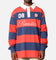 Bleacher Athletic Sydney Roosters NRL Stripe Rugby Polo Shirt Official Team Colour