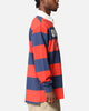 Bleacher Athletic Sydney Roosters NRL Stripe Rugby Polo Shirt Official Team Colour
