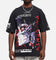Loiter Cybernetics Vintage T-Shirt Black Acidwash
