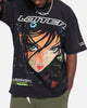 Loiter Project Dark Vintage T-Shirt Black Acidwash