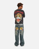 Ed Hardy Tiger Layered Long Sleeve T-Shirt Black