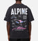 Outerstuff Alpine F1 Team Cursive T-Shirt Faded Black
