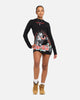Ed Hardy Women's Panther Long Sleeve Dress Black