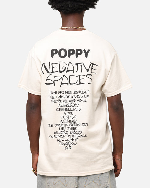 Poppy Negative Spaces Track T-Shirt Off White