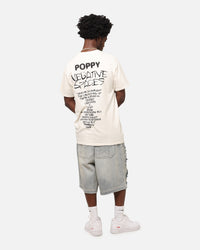 Poppy Negative Spaces Track T-Shirt Off White