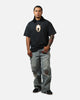 73Studio Marvel Ghost Rider Fire Vintage T-Shirt Black Acidwash