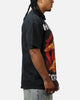 73Studio Marvel Fantastic Four Human Torch Fire Vintage T-Shirt Black Acidwash