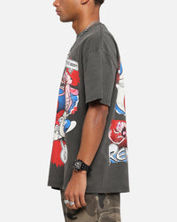 American Thrift X Nickelodeon Ren And Stimpy Heavy T-Shirt Black Wash