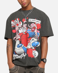 American Thrift X Nickelodeon Ren And Stimpy Heavy T-Shirt Black Wash