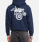 S Double Shawn Dot Zip Through Hoodie Washed Navy