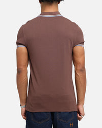 Fred Perry Twin Tipped Polo Shirt Brick