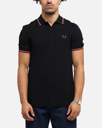 Fred Perry Twin Tipped Polo Shirt Black