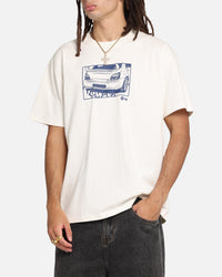 Key Street Halftone T-Shirt Off White