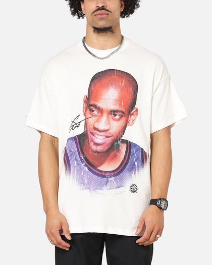 Mitchell & Ness Toronto Raptors Vince Carter Big Head T-Shirt Vintage White
