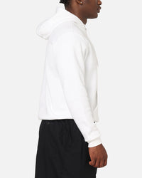 Nike Club Pullover Fleece Hoodie White/White/Black