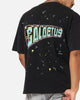 73Studio Marvel Fantastic Four Galactus Universe T-Shirt Black Acidwash