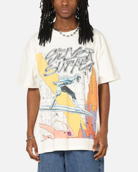 73Studio Marvel Fantastic Four Silver Surfer Heavy T-Shirt Off White