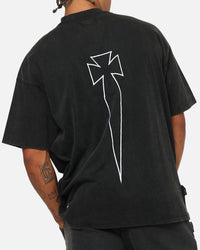 Saint Morta Athltc T-Shirt Washed Black