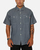 S Double Union Work Button Up Shirt Stripe