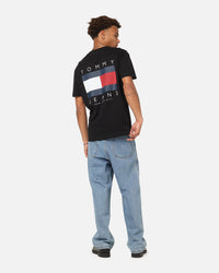 Tommy Jeans Regular Flag Graphic T-Shirt Black