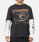 Mitchell & Ness X Mclaren Checkered Vintage Long Sleeve T-Shirt Black/Vintage White