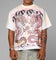 Loiter Dragon Rhinestone T-Shirt White