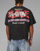 Loiter X Yu-Gi-Oh! Pot Of Greed Rhinestone T-Shirt Vintage Black