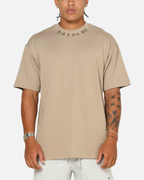 Nike Sportswear Collar Print T-Shirt Khaki