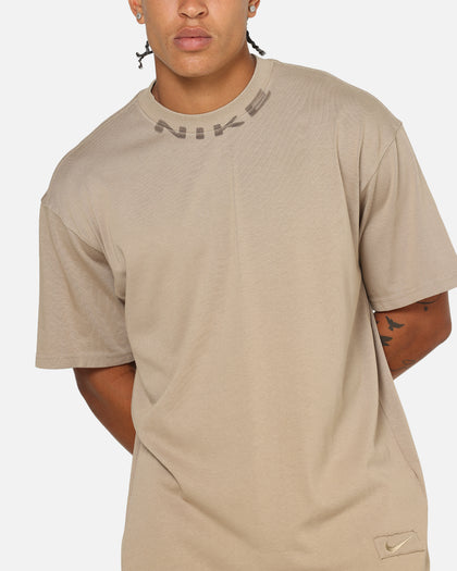 Nike Sportswear Collar Print T-Shirt Khaki
