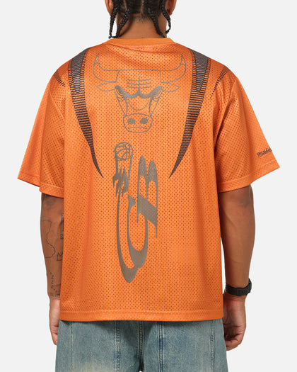 Mitchell & Ness Chicago Bulls Festival Jersey Orange/Brown
