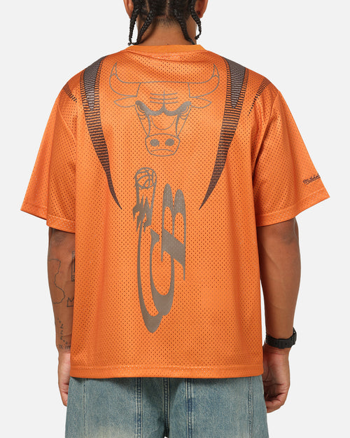 Mitchell & Ness Chicago Bulls Festival Jersey Orange/Brown