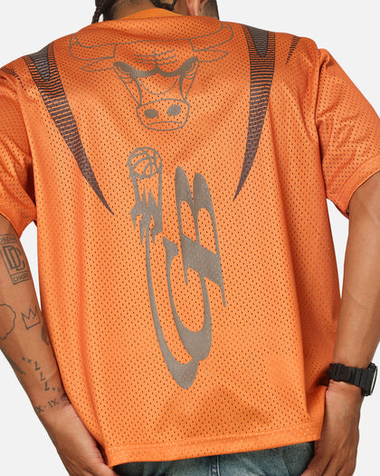 Mitchell & Ness Chicago Bulls Festival Jersey Orange/Brown