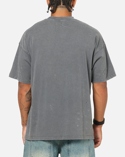 Saint Morta Punk Tour T-Shirt Washed Charcoal