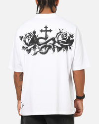 Saint Morta Conviction Mock Neck T-Shirt White