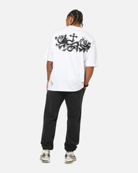 Saint Morta Conviction Mock Neck T-Shirt White