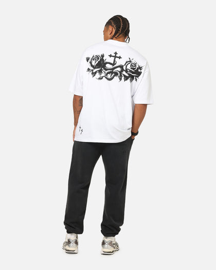 Saint Morta Conviction Mock Neck T-Shirt White