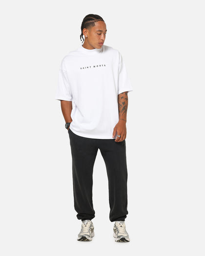 Saint Morta Conviction Mock Neck T-Shirt White