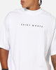 Saint Morta Conviction Mock Neck T-Shirt White