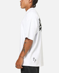 Saint Morta Conviction Mock Neck T-Shirt White