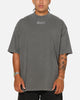 Saint Morta Vigil Mock Neck T-Shirt Washed Charcoal