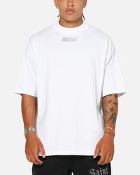 Saint Morta Vigil Mock Neck T-Shirt White