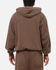 Carre Prime Hoodie Washed Brown