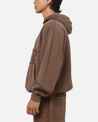 Carre Prime Hoodie Washed Brown