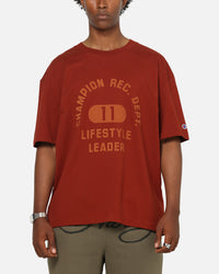 Champion Heritage Flocked Graphic T-Shirt Sumac