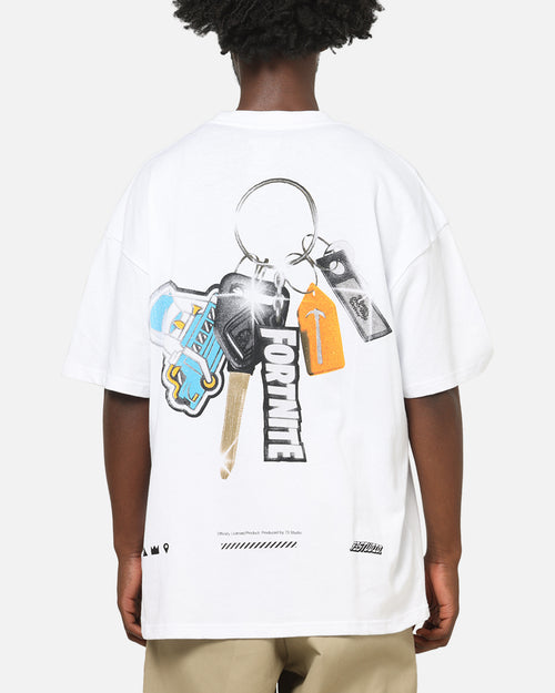 73Studio X Fortnite Thankyou Bus Driver T-Shirt White